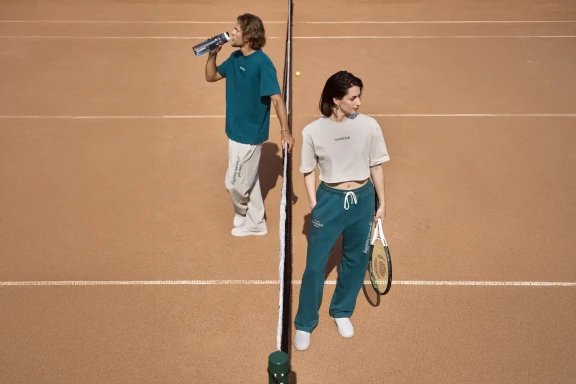 Брюки прямые унисекс, зеленые